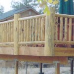 Fir Log Railing